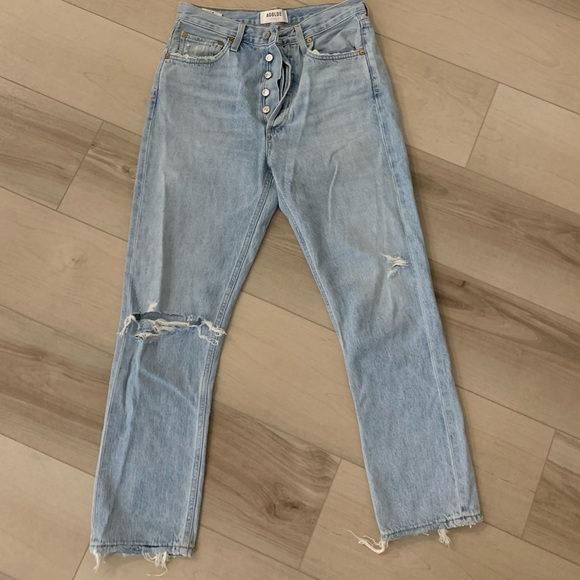 Agolde Denim - Agolde Riley Jeans in Shatter